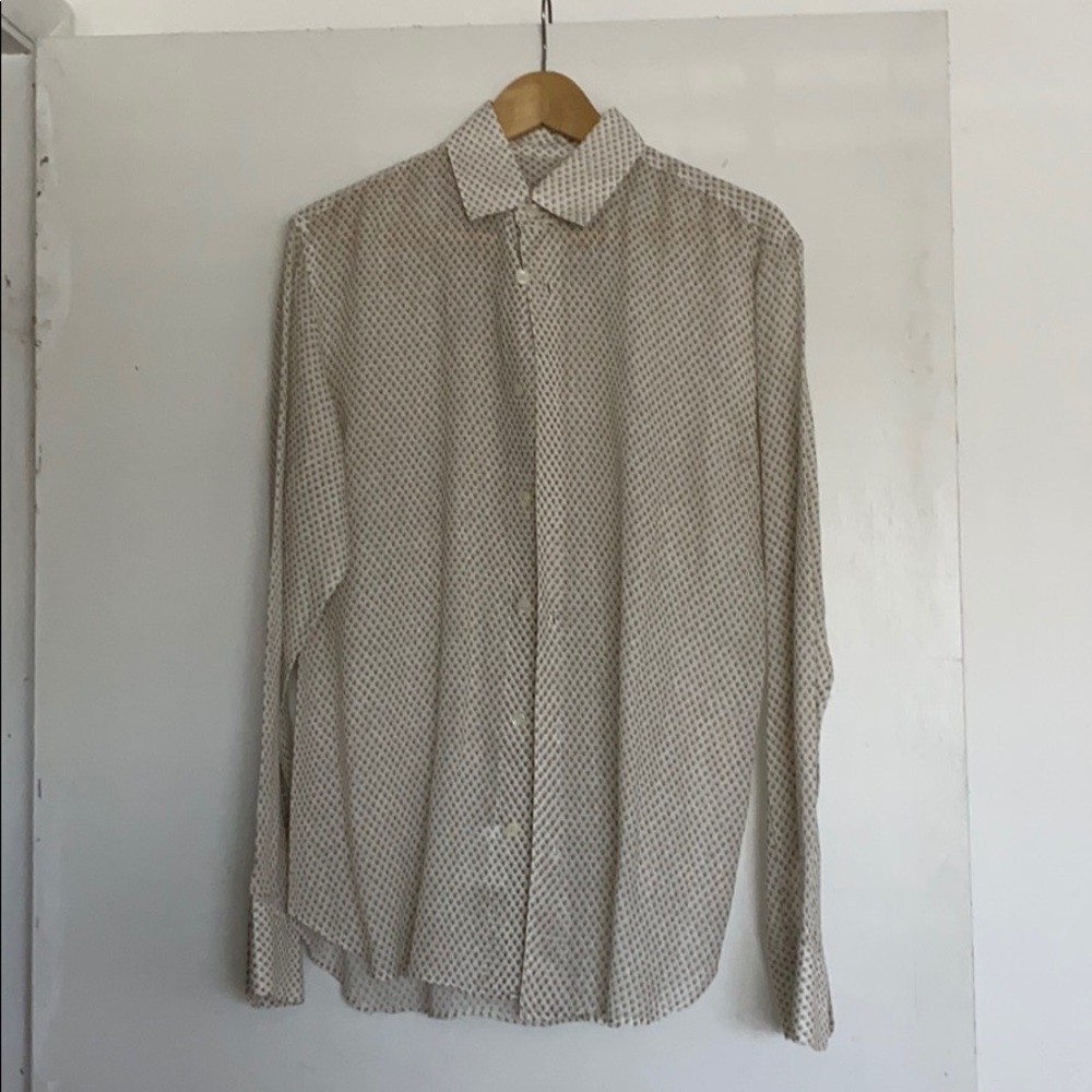 Ferragamo button down shirt